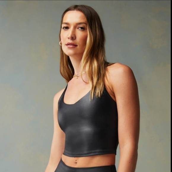 Fabletics Other - Fabletics Black Shine Sports Bra Size Small